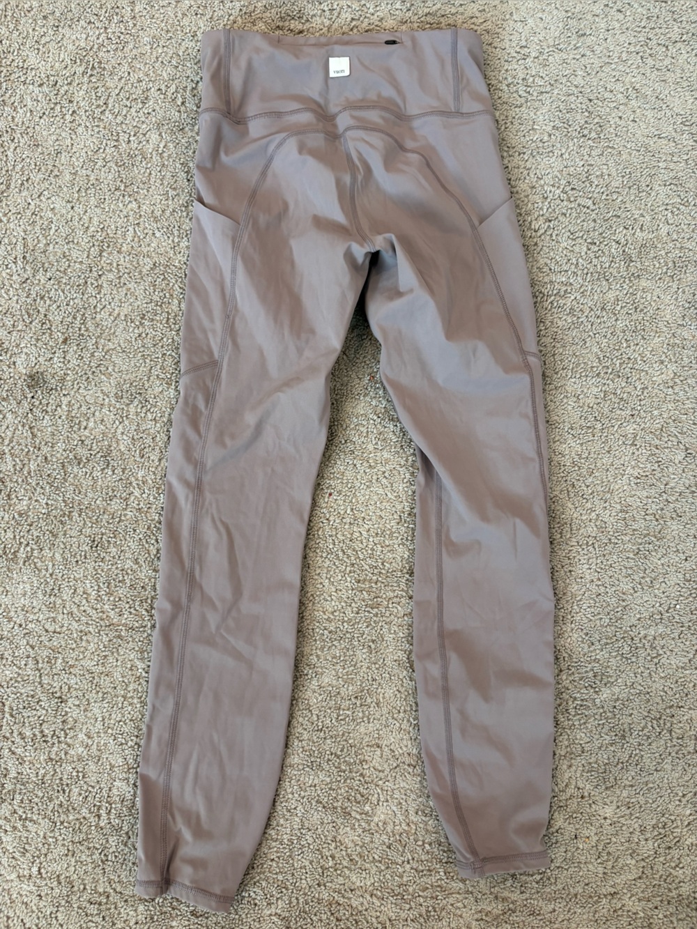 VUORI Rib Studio Legging Women's Performance Color brown Size x small